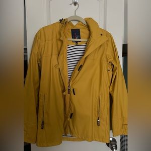 Women’s yellow raincoat